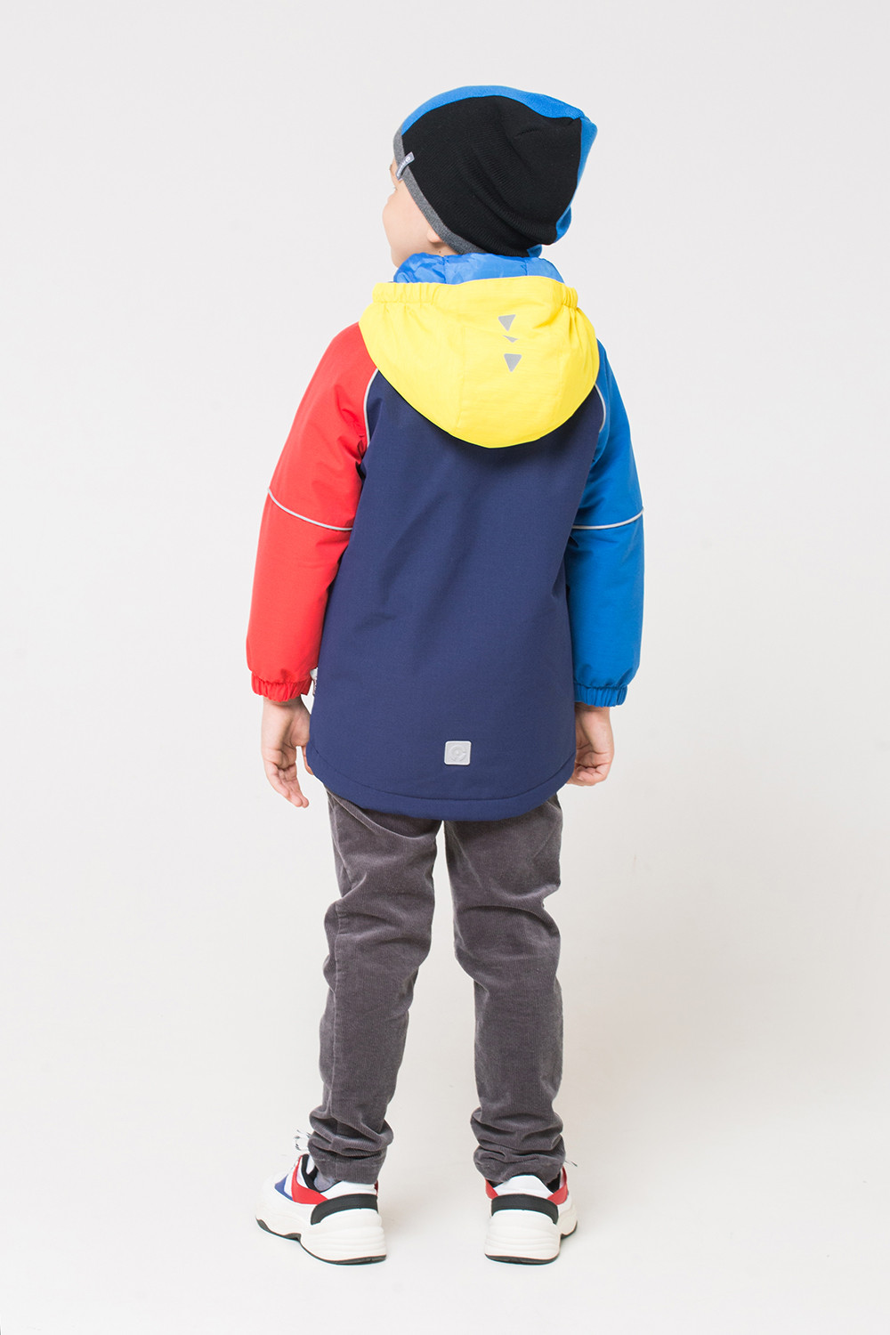 картинка Куртка удлиненная утепленная для мальчика Crockid ВК 30077/2 ГР от магазина детских товаров ALiSa