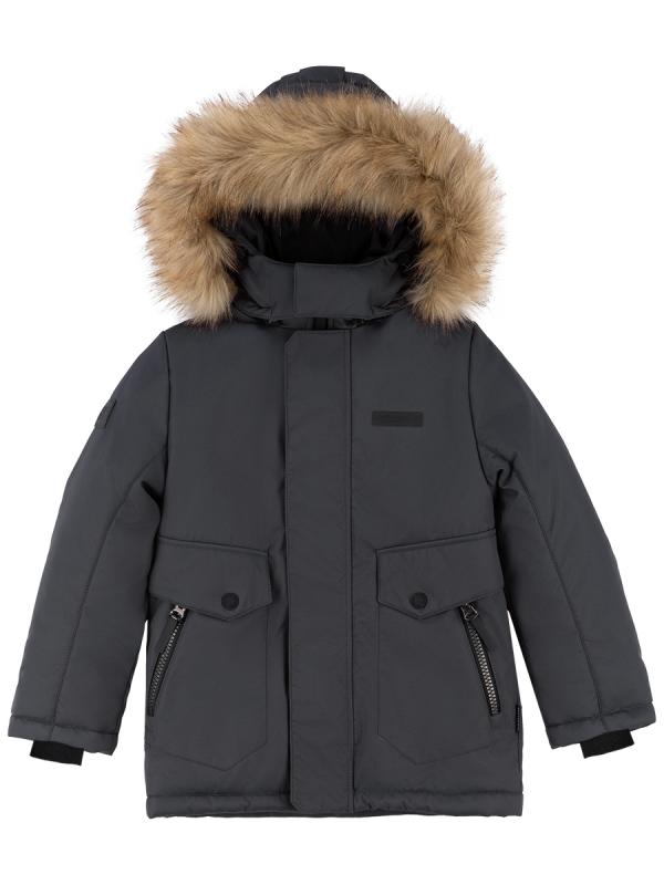 картинка Куртка зимняя для мальчика NIKASTYLE 4з3324 Графит от магазина детских товаров ALiSa
