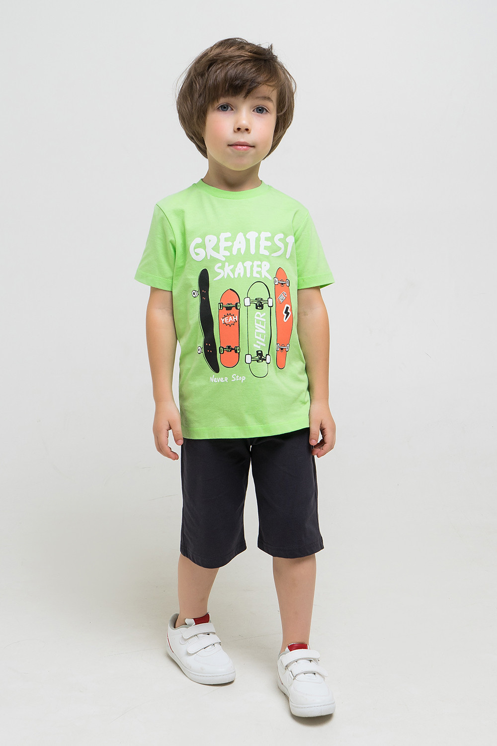картинка Футболка для мальчика Crockid К 301283 зеленая мята к1261 от магазина детских товаров ALiSa