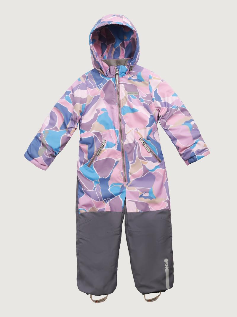 картинка Комбинезон утеплённый для девочки NIKASTYLE 8м1225 Розовый серый от магазина детских товаров ALiSa