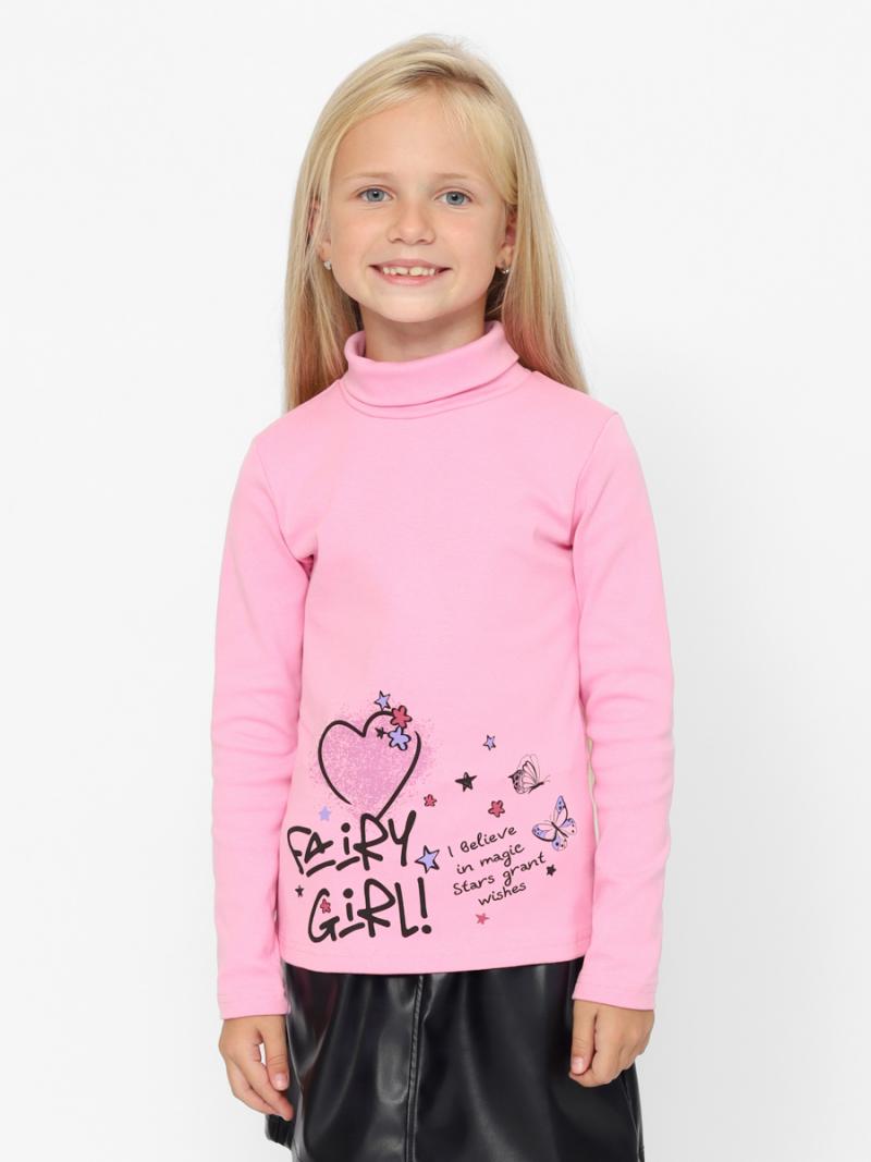картинка Водолазка для девочки Cherubino CWKG 63729-27-389 Розовый от магазина детских товаров ALiSa
