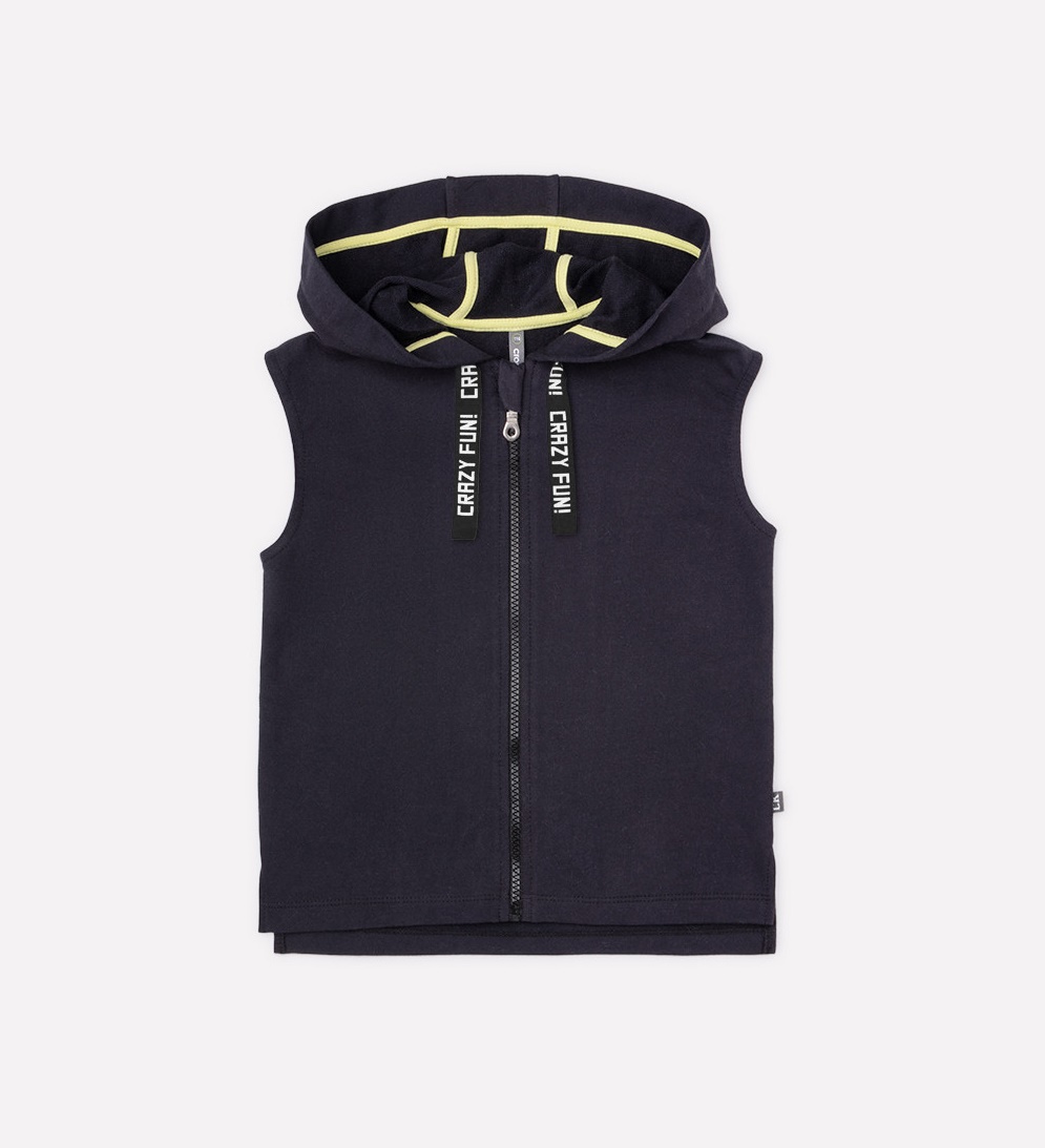 картинка Жилет для мальчика Crockid КР 301222 угольный серый к276 от магазина детских товаров ALiSa