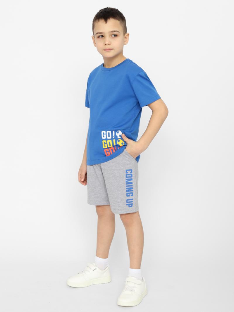 картинка Футболка для мальчика Cherubino CSKB 63657-42 Синий от магазина детских товаров ALiSa