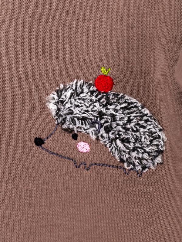 картинка Комбинезон на манжете Baby Boom К381/3-Ф Ёжик тауп-грей от магазина детских товаров ALiSa