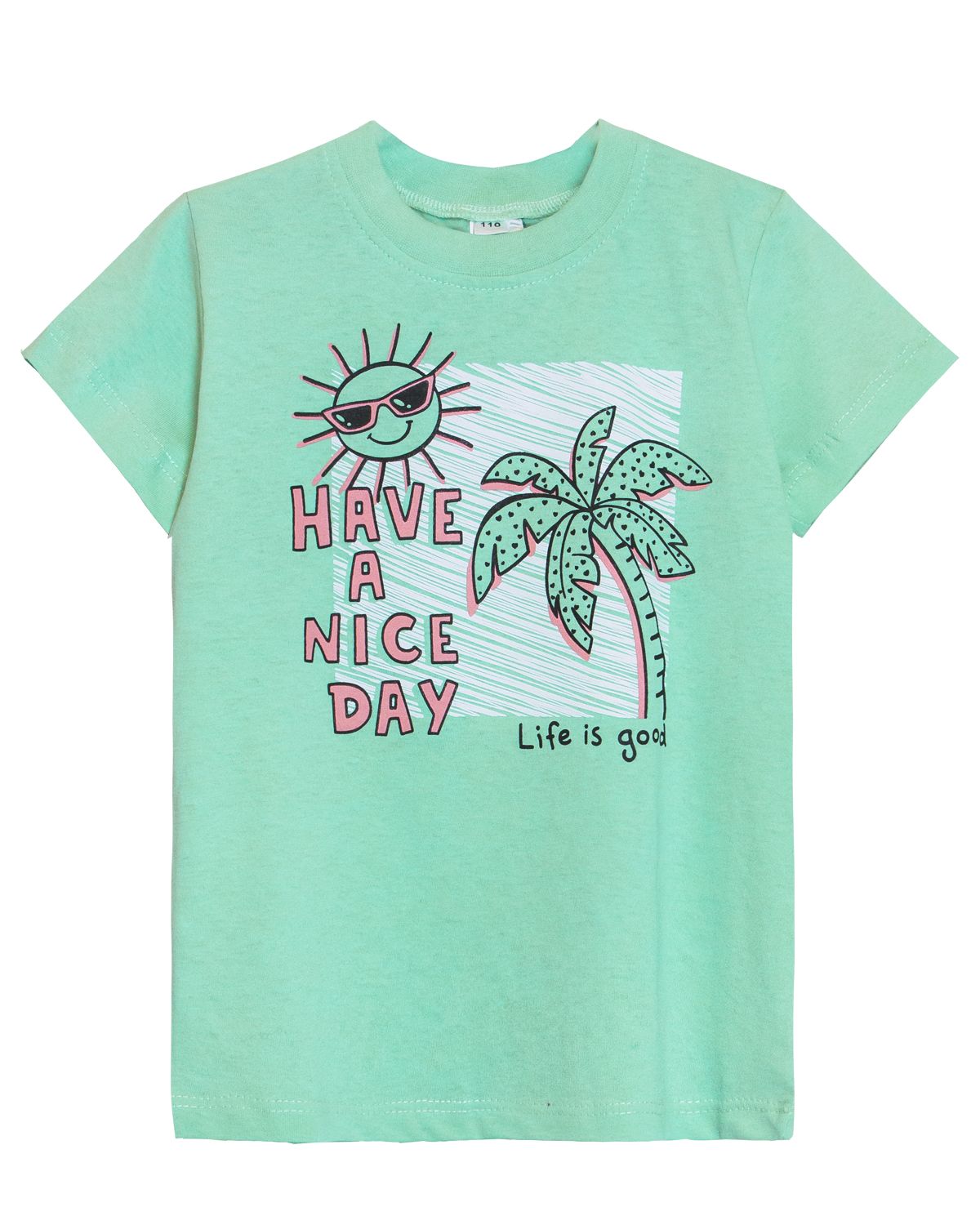 картинка Футболка для девочки Let's go LG 51270 мятный от магазина детских товаров ALiSa