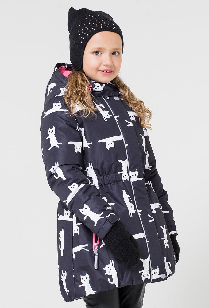 картинка Куртка зимняя для девочки Crockid ВК 38028/н/5 ГР от магазина детских товаров ALiSa