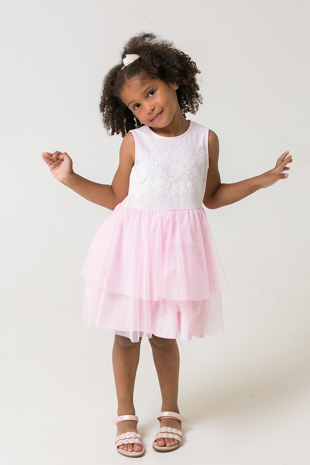 картинка Платье для девочки Crockid К 5663 нежно-розовый от магазина детских товаров ALiSa