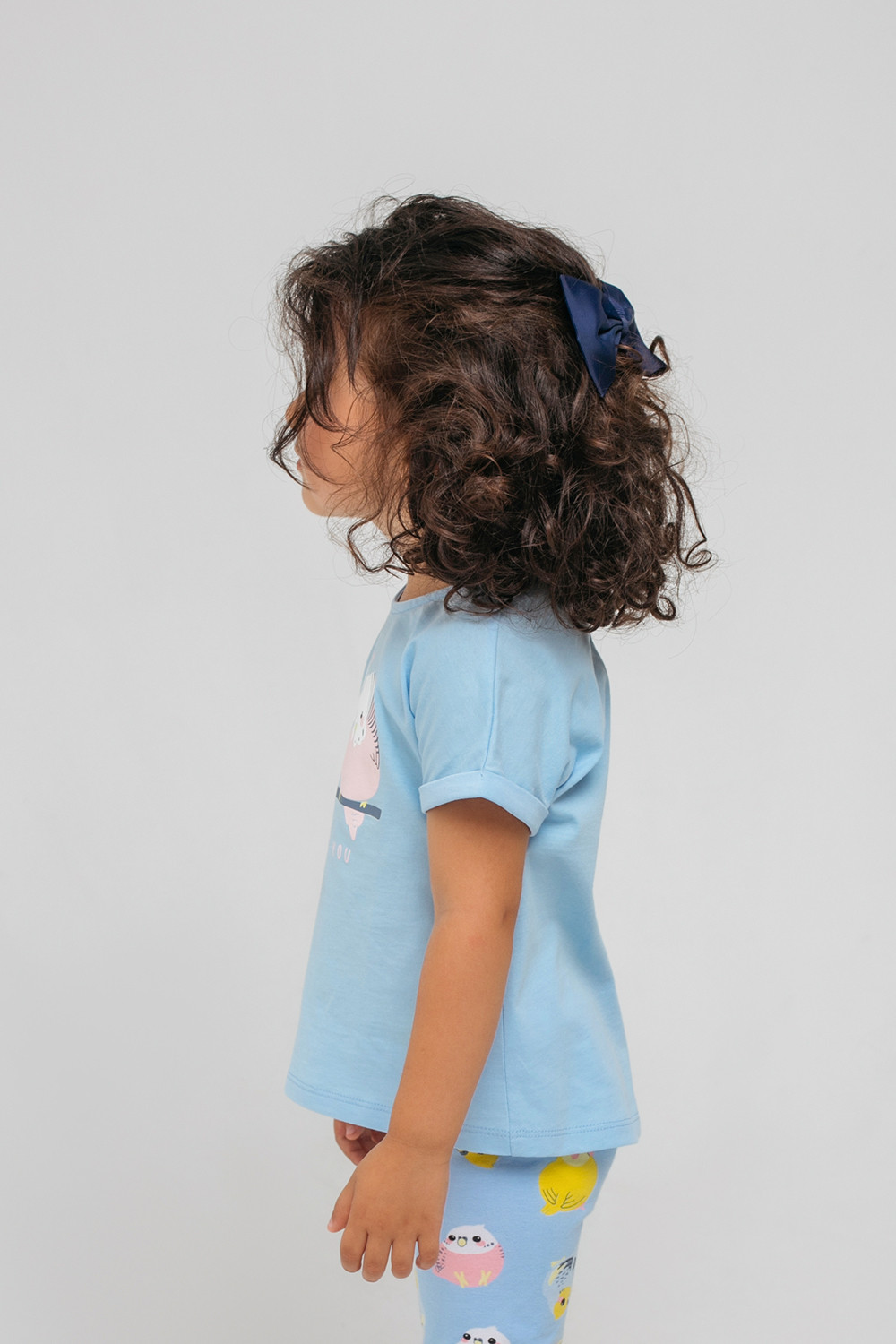 картинка Футболка для девочки Crockid КР 301623 небесный к319 от магазина детских товаров ALiSa