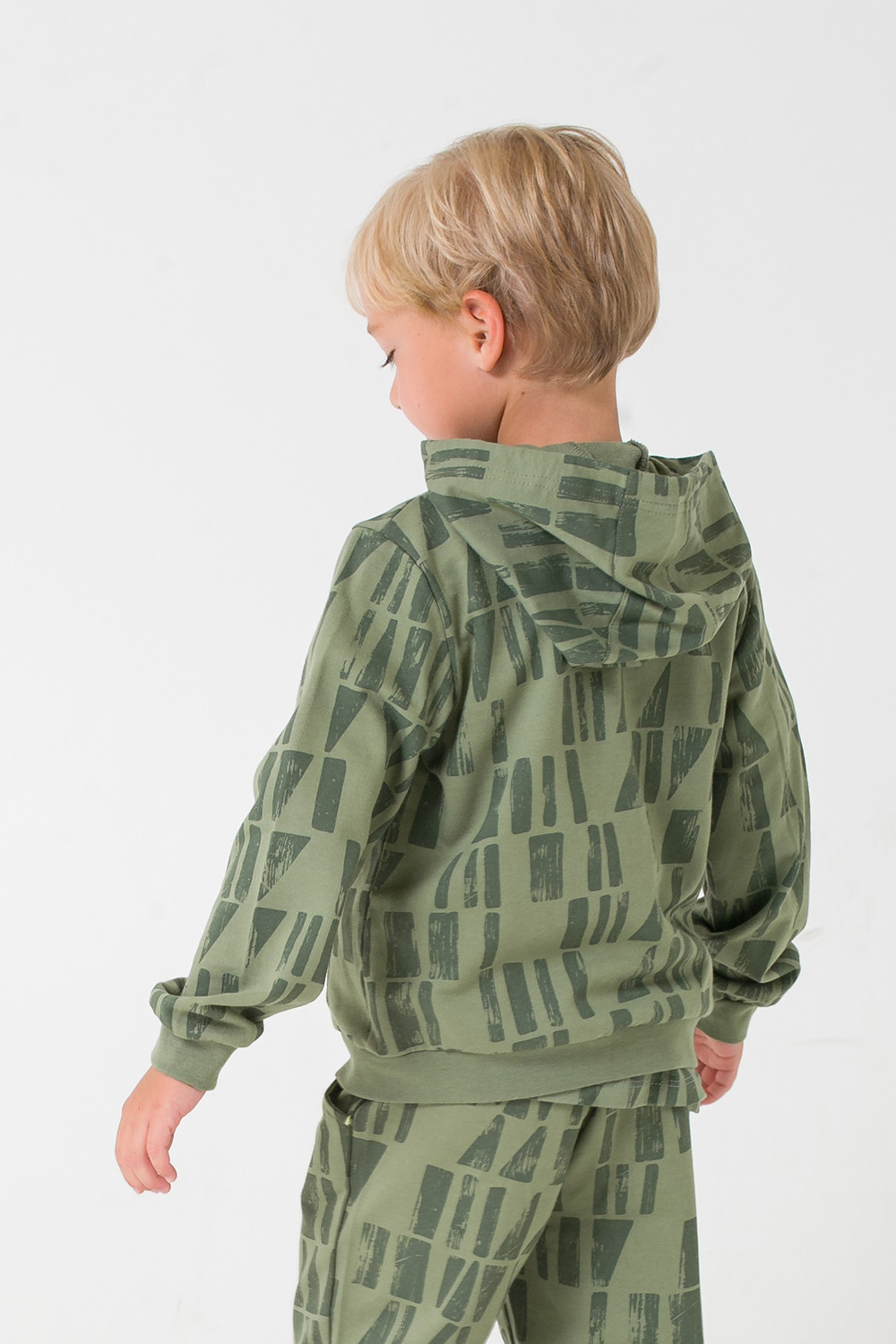 картинка Куртка для мальчика Crockid К 301311 темно-оливковый, бамбуковые палочки к1265 от магазина детских товаров ALiSa
