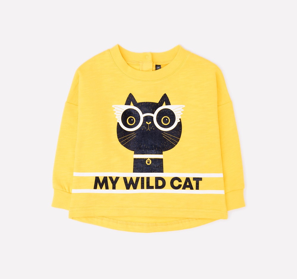 картинка Джемпер для девочки Crockid КР 301084 желтый к269 от магазина детских товаров ALiSa