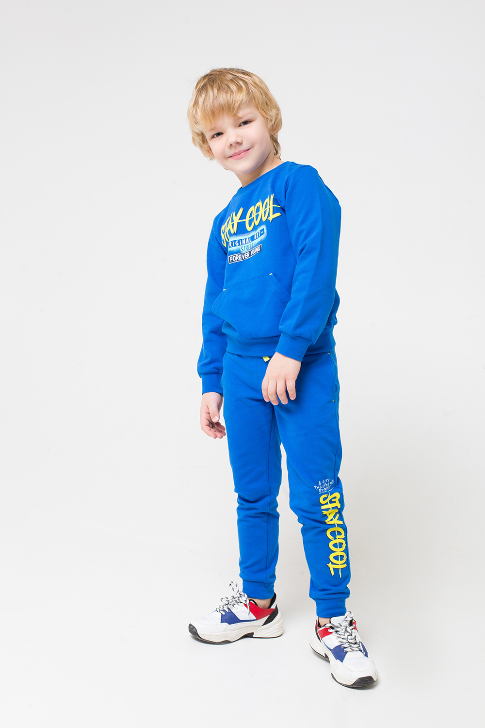 картинка Брюки для мальчика Crockid К 4822 ярко-синий к1247 от магазина детских товаров ALiSa