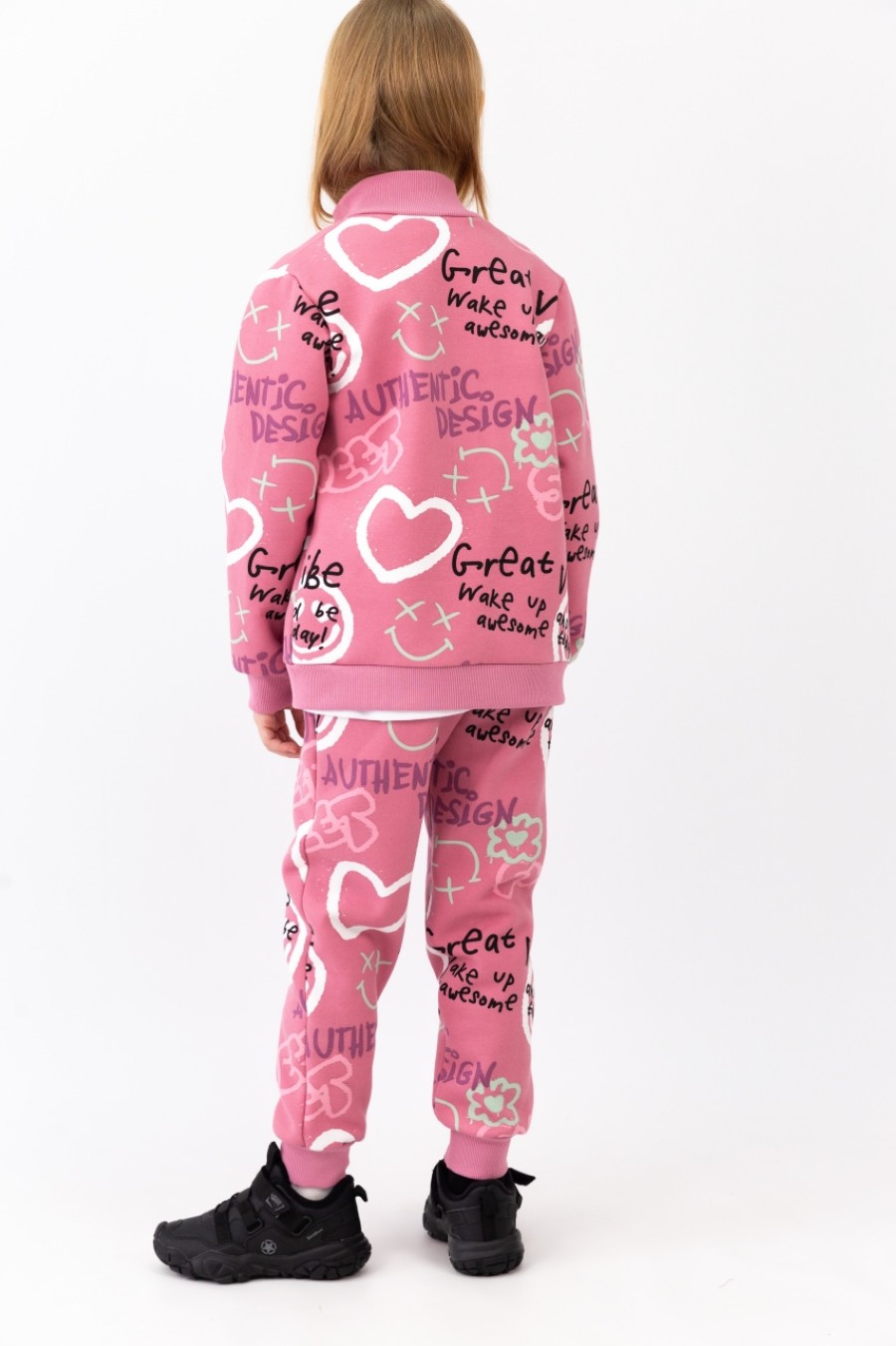 картинка Комплект для девочки Baby Boom КД524/1-Ф Граффити Б117 от магазина детских товаров ALiSa