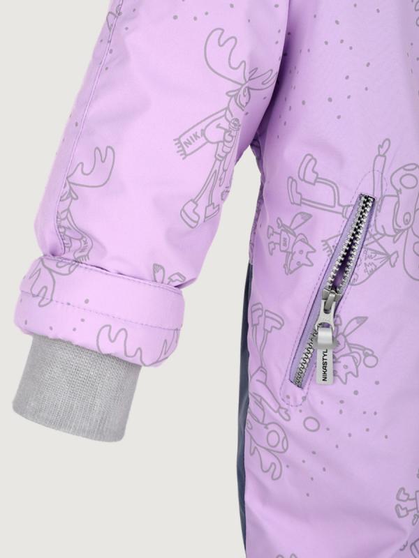 картинка Комбинезон для девочки NIKASTYLE 8з0625 Лаванда Инжир от магазина детских товаров ALiSa