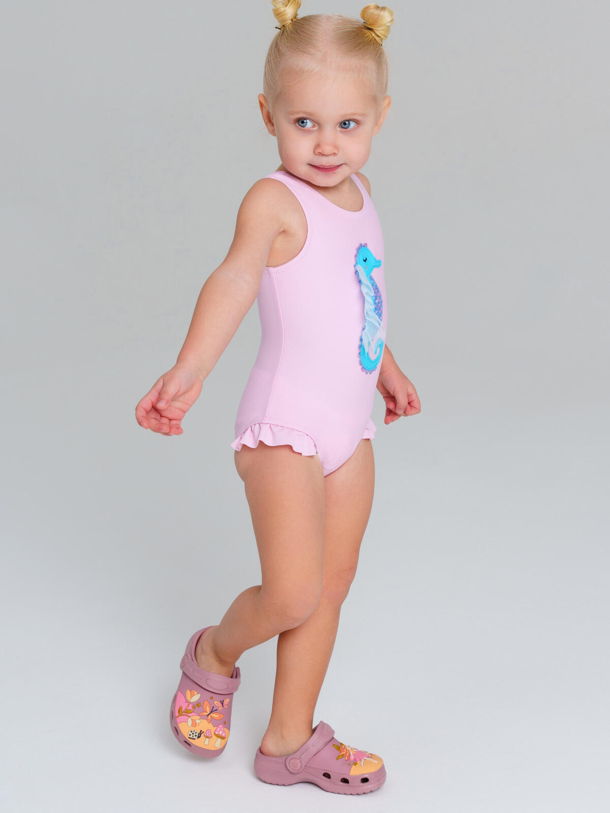 картинка Купальник для девочки PL 12523024 Светло-розовый от магазина детских товаров ALiSa