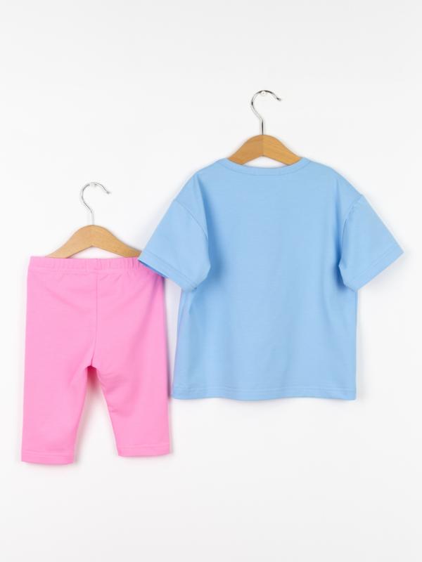 картинка Комплект для девочки Baby Boom КД552/2-К Голубой розовый от магазина детских товаров ALiSa