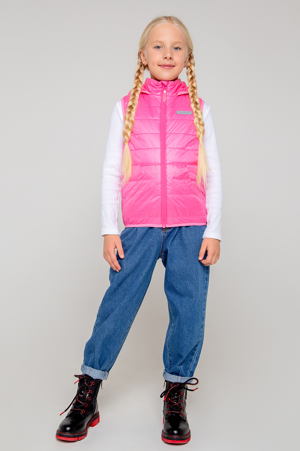 картинка Жилет для девочки Crockid ВК 35009/5 ГР от магазина детских товаров ALiSa