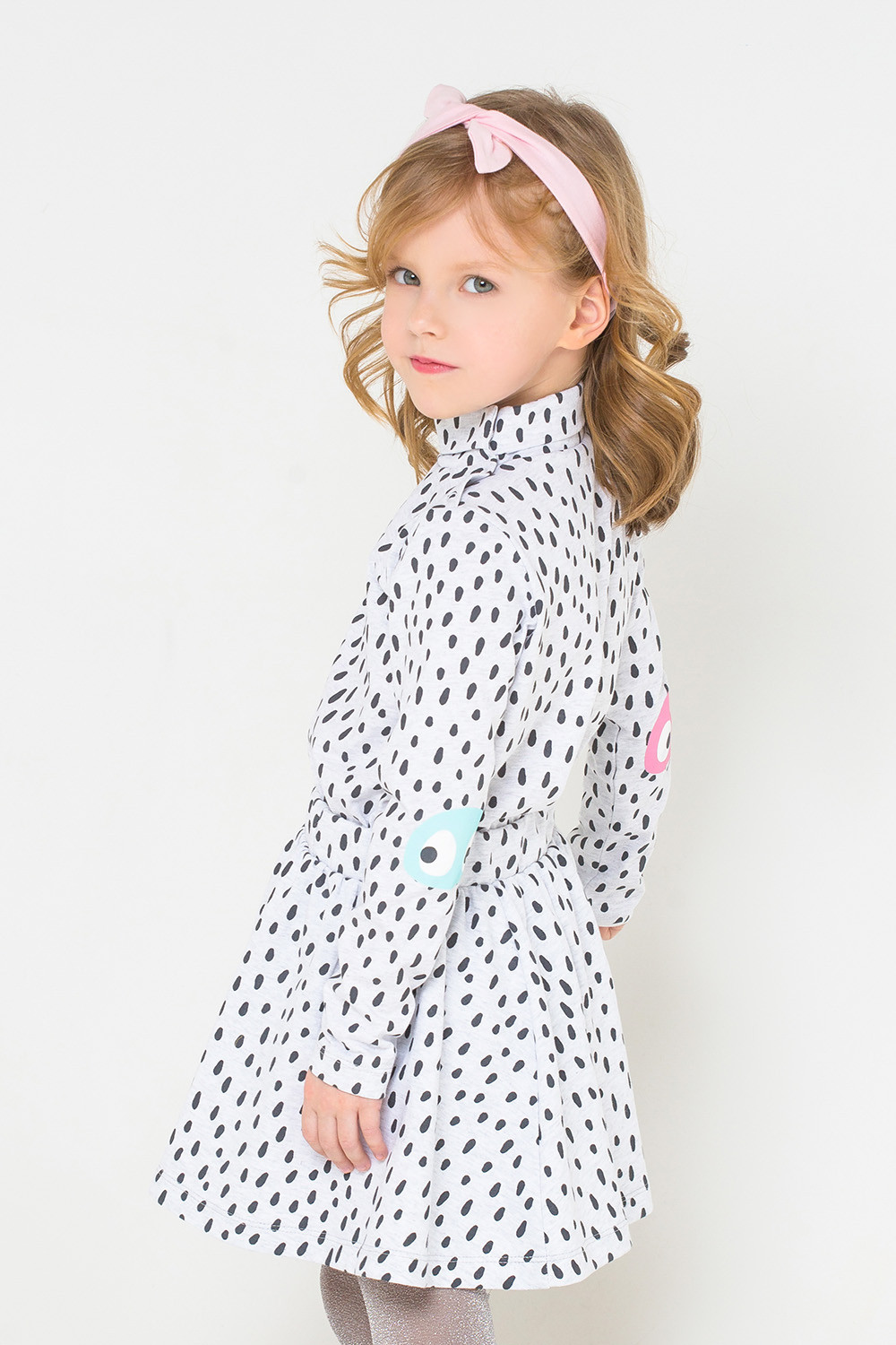 картинка Юбка для девочки Crockid КР 7099 светло-серый меланж, крапинка к227 от магазина детских товаров ALiSa