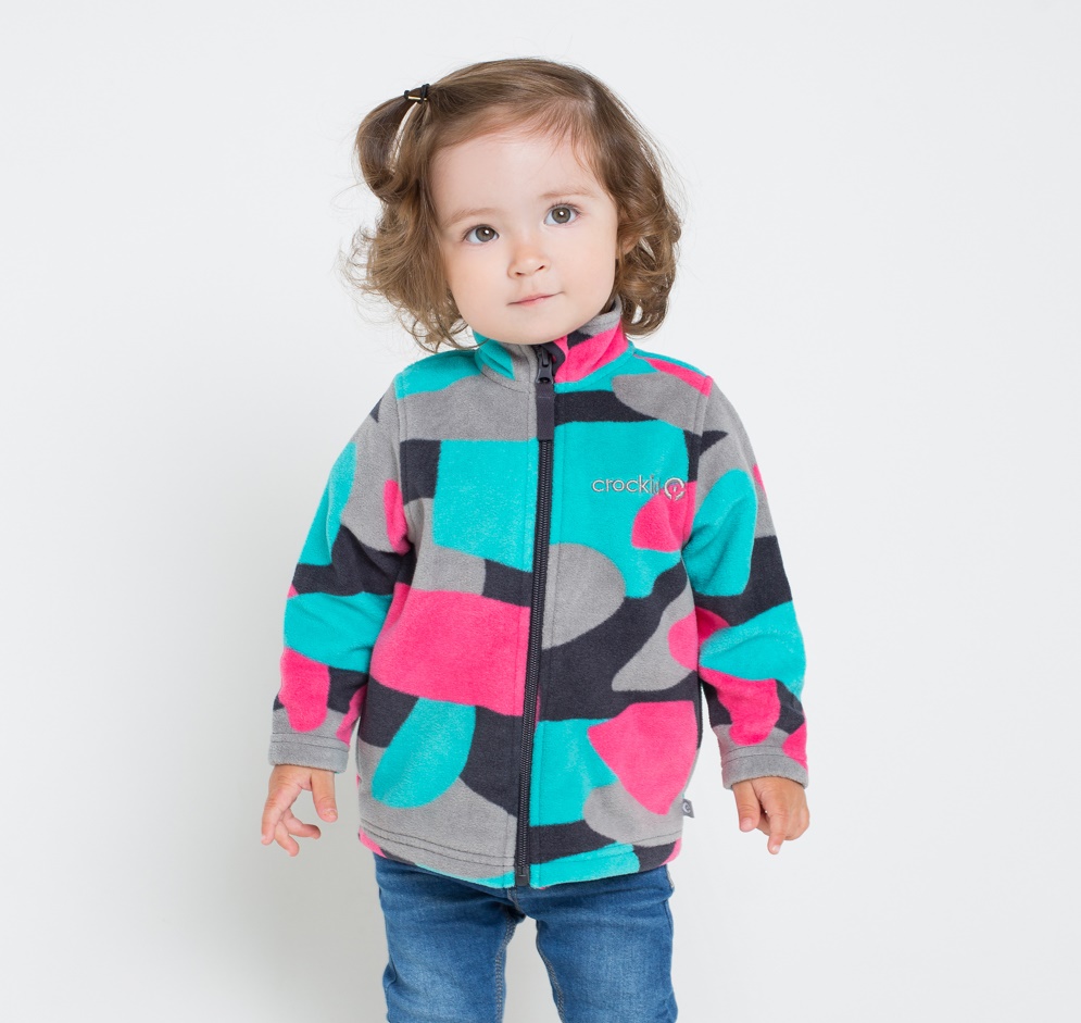 картинка Куртка флисовая для девочки Crockid ФЛ 34025/н/6 РР от магазина детских товаров ALiSa