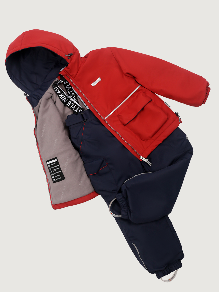 картинка Комплект утеплённый для мальчика NIKASTYLE 7м2925 Чили неви от магазина детских товаров ALiSa