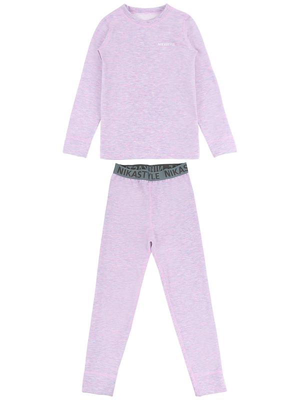 картинка Комплект термобелье для девочки NIKASTYLE 7т10624 Розовый туман от магазина детских товаров ALiSa