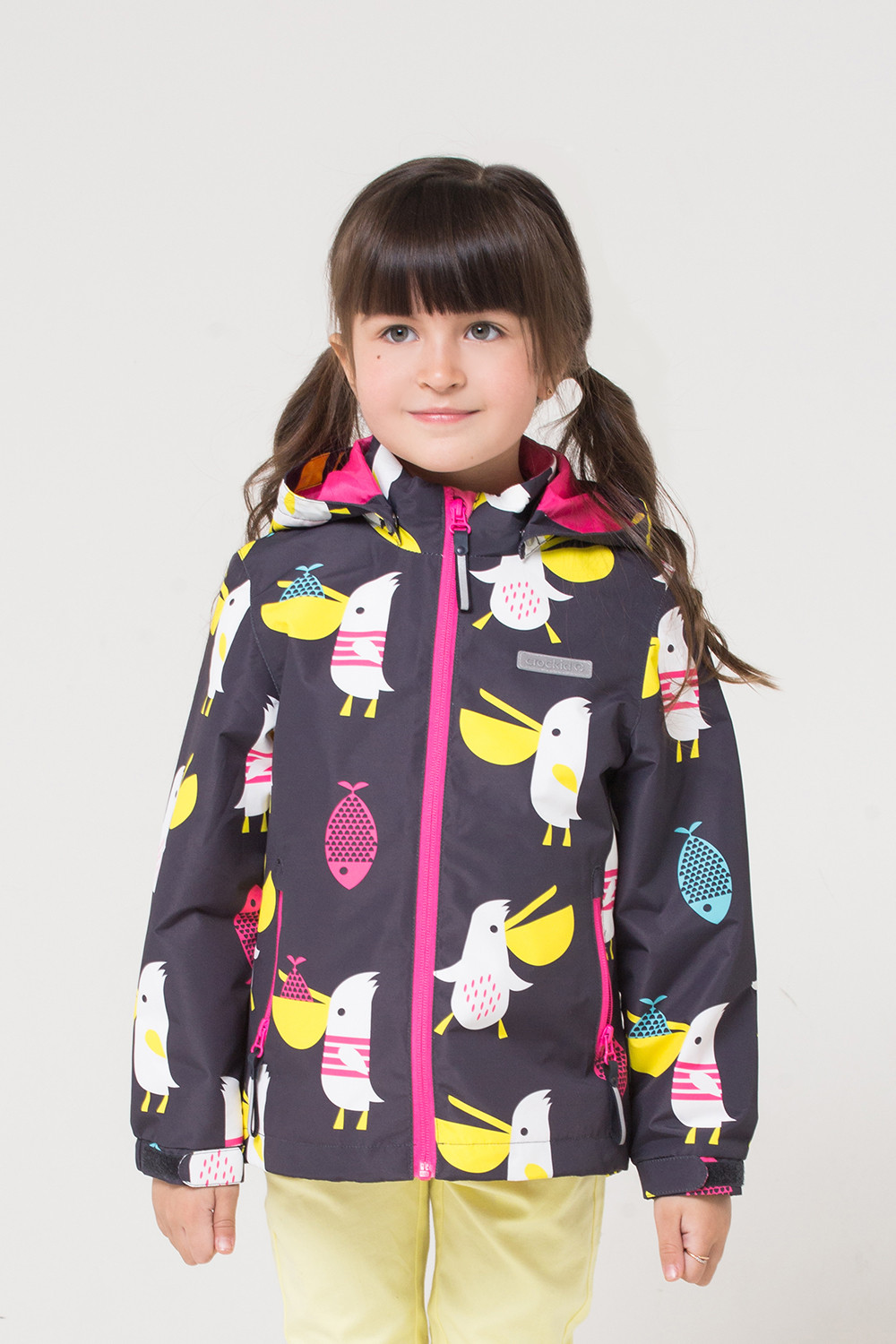 картинка Куртка ветровочная для девочки Crockid ВК 32061/н/4 ГР от магазина детских товаров ALiSa