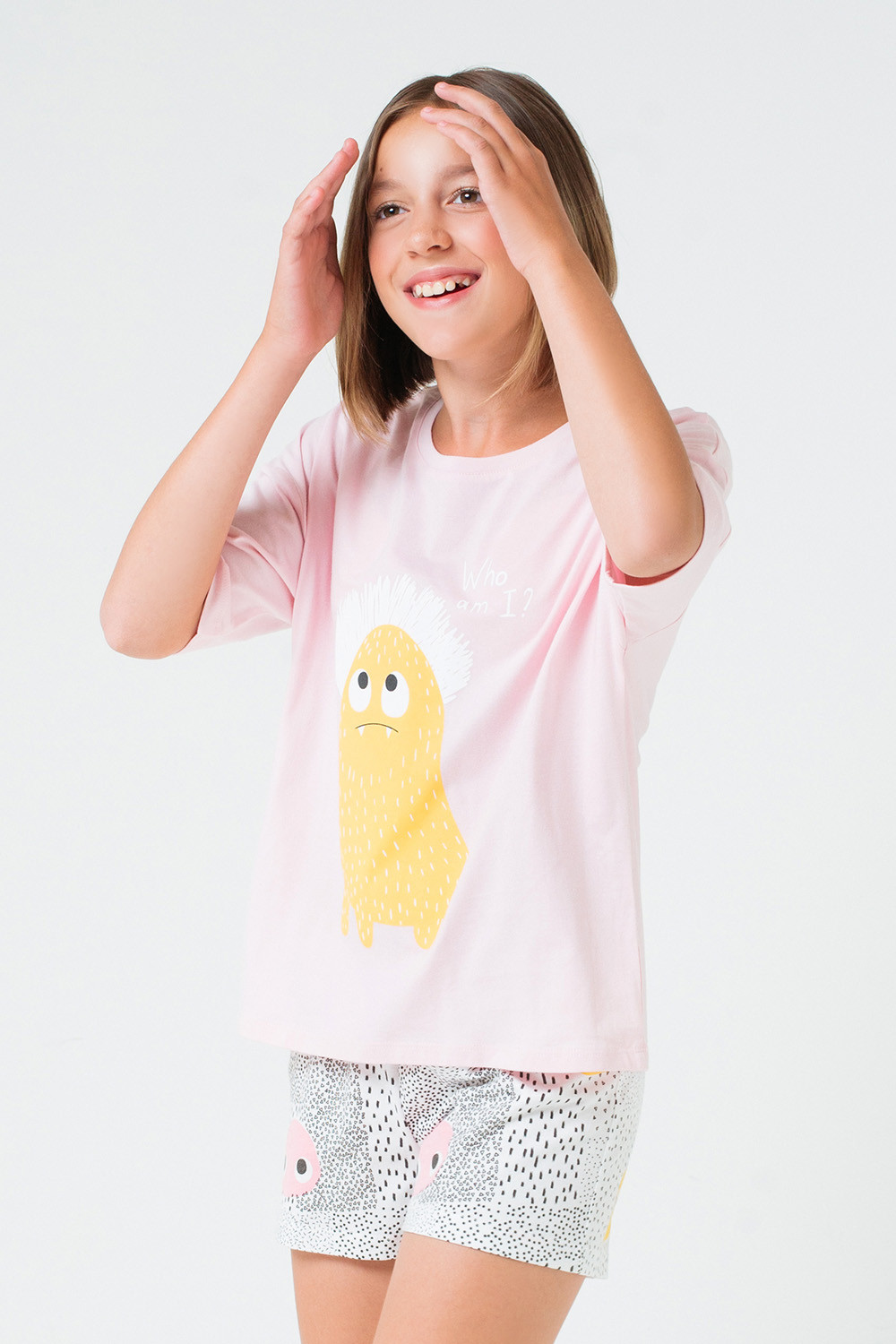 картинка Комплект для девочки Crockid КБ 2615 холодно-розовый + смайлики от магазина детских товаров ALiSa