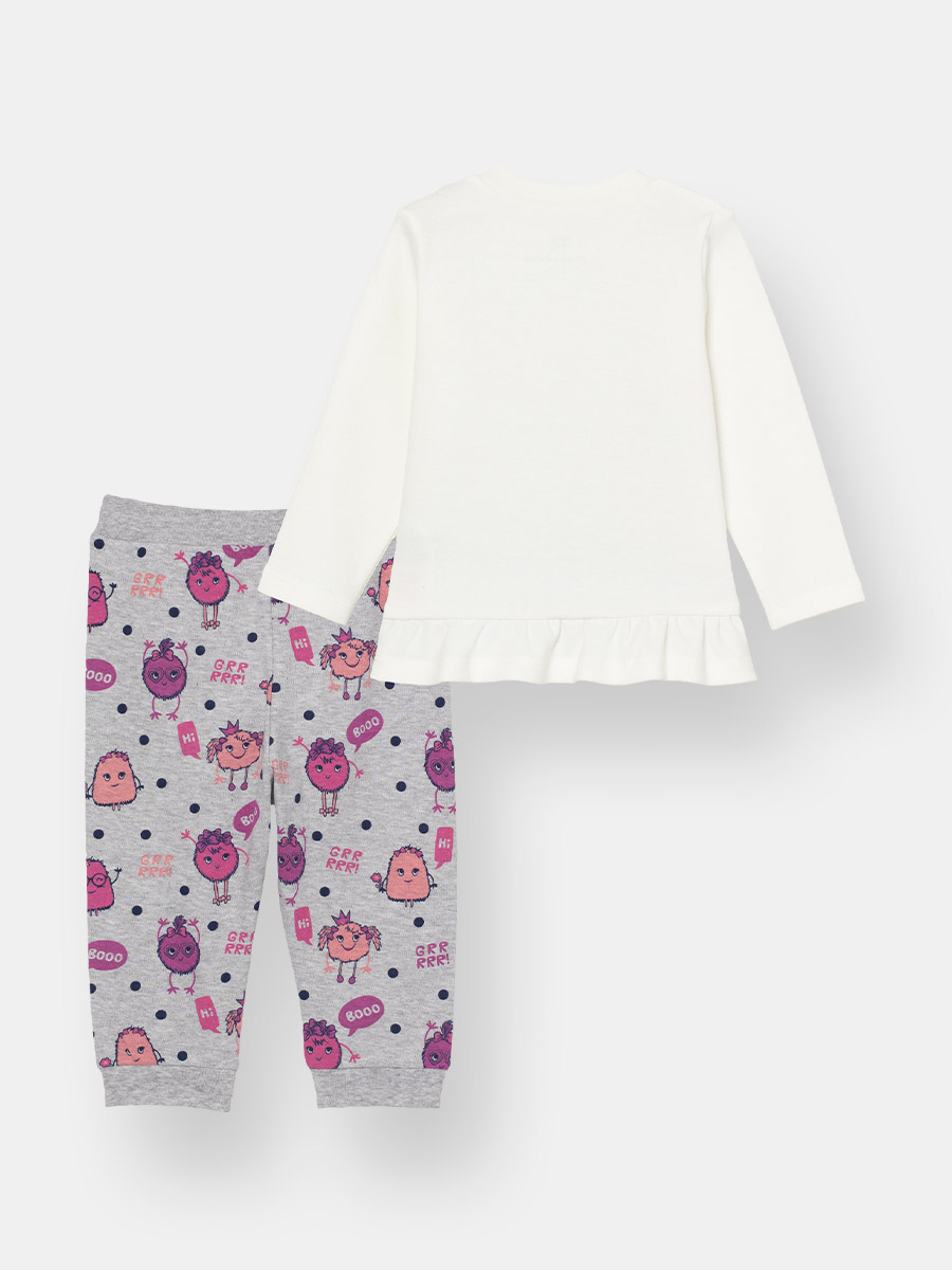 картинка Комплект для девочки CSNG 90118-21-302 Экрю от магазина детских товаров ALiSa