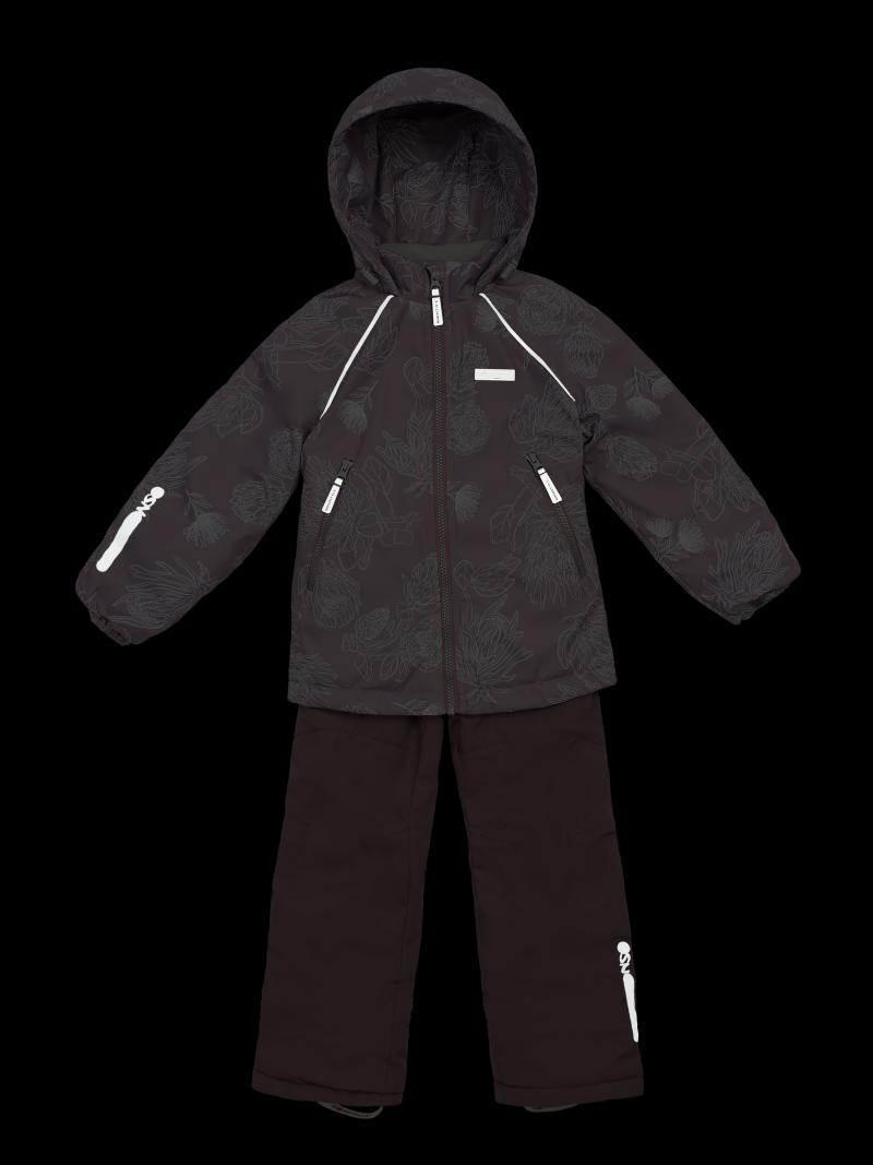 картинка Комплект утеплённый для девочки NIKASTYLE 7м2025 Какао шоколад от магазина детских товаров ALiSa