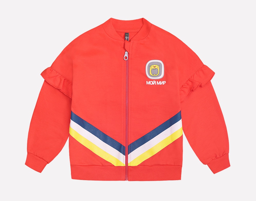 картинка Куртка для девочки Crockid КР 300592 ярко-красный1 к199 от магазина детских товаров ALiSa