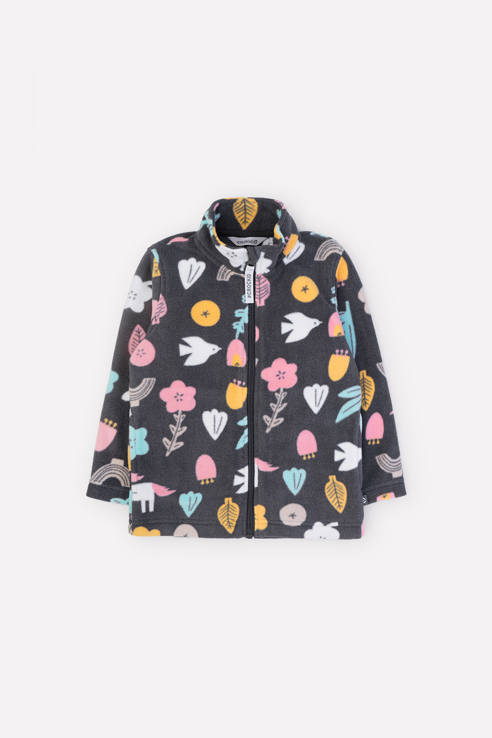 картинка Куртка флисовая для девочки Crockid ФЛ 34025/н/36 ГР от магазина детских товаров ALiSa