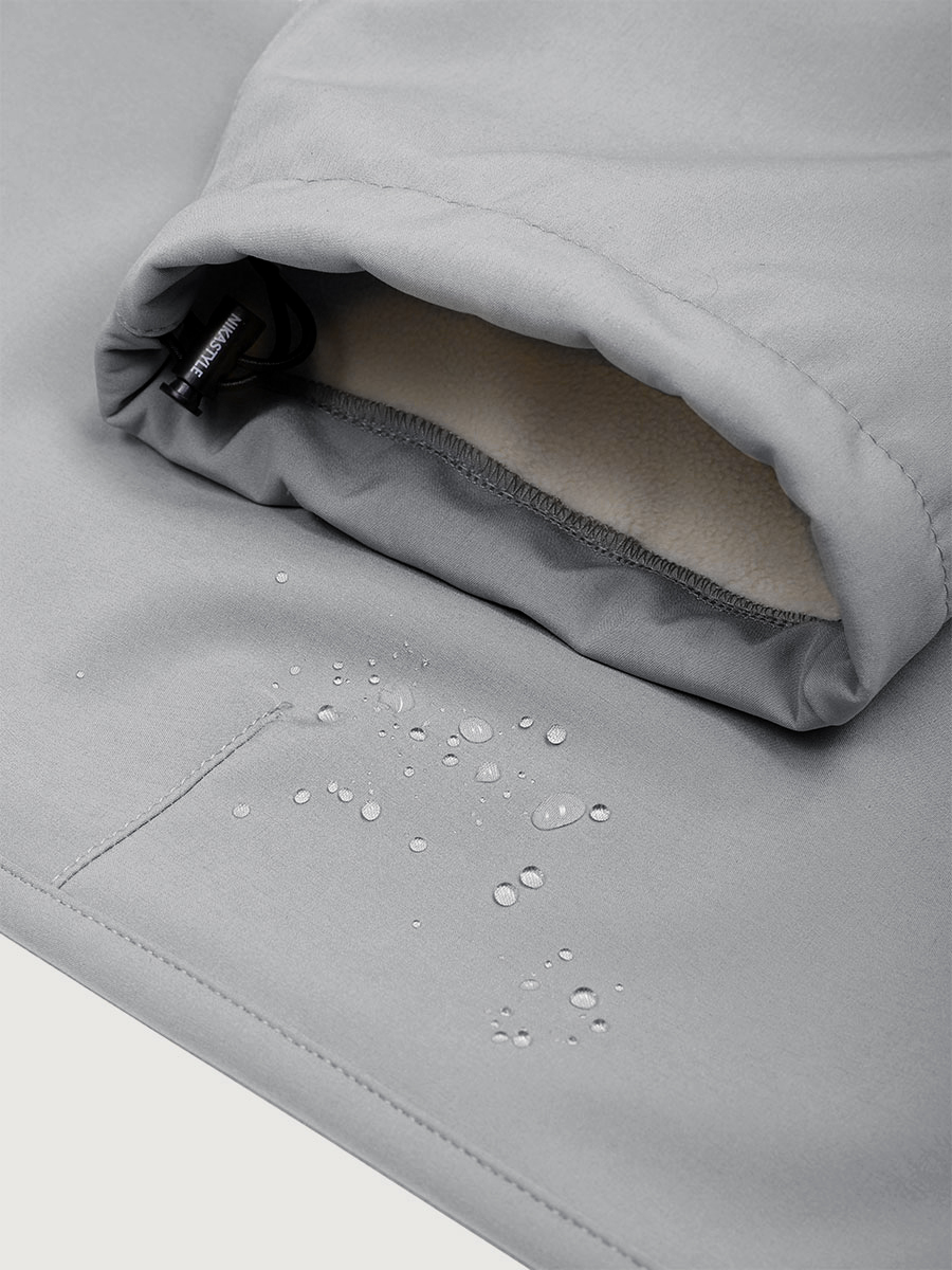 картинка Брюки Софтшел NIKASTYLE 2л19125 Серый от магазина детских товаров ALiSa