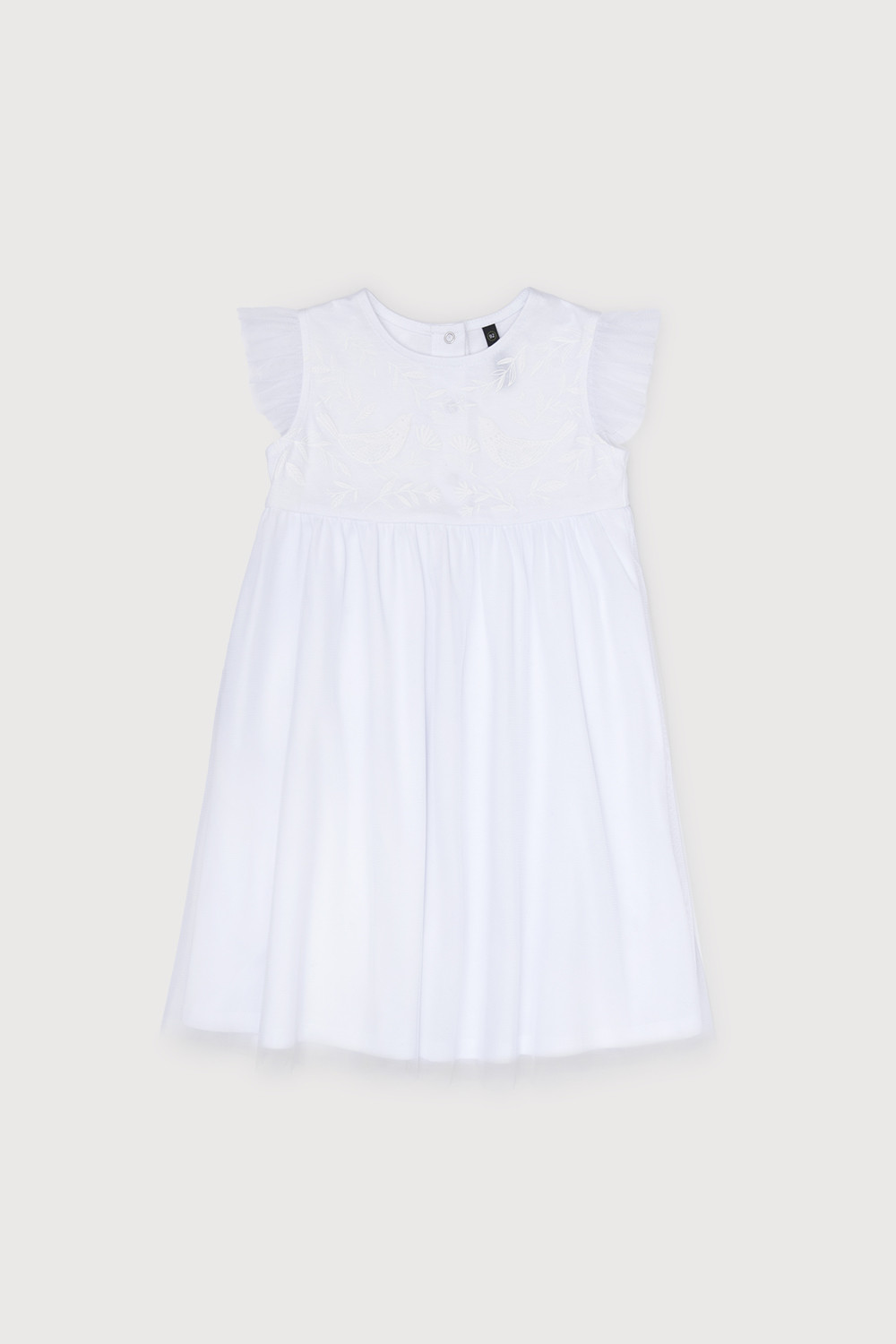картинка Платье для девочки Crockid К 5665 белый от магазина детских товаров ALiSa