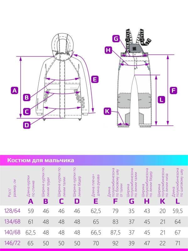 картинка Комплект зимний для мальчика NIKASTYLE 7з2724 Лед деним от магазина детских товаров ALiSa