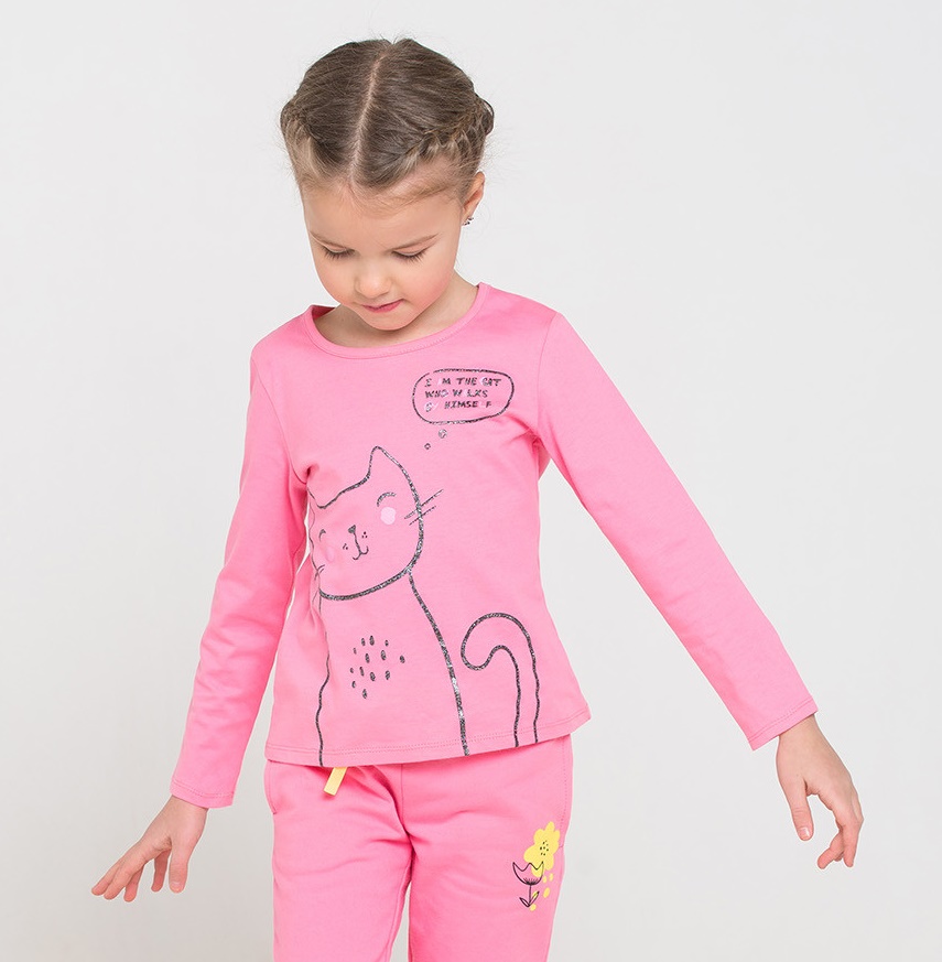 картинка Джемпер для девочки Crockid К 300572 клубничное суфле к123 от магазина детских товаров ALiSa