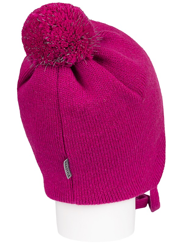 картинка Шапка утепленная для девочки NIKASTYLE 11з15424 Ягода от магазина детских товаров ALiSa