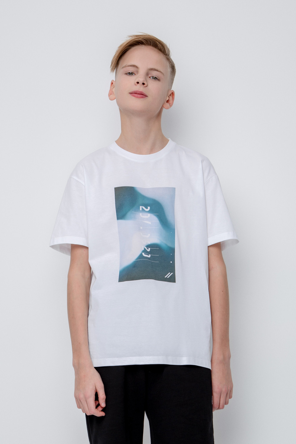 картинка Футболка для мальчика Crockid КБ 302089 белый от магазина детских товаров ALiSa