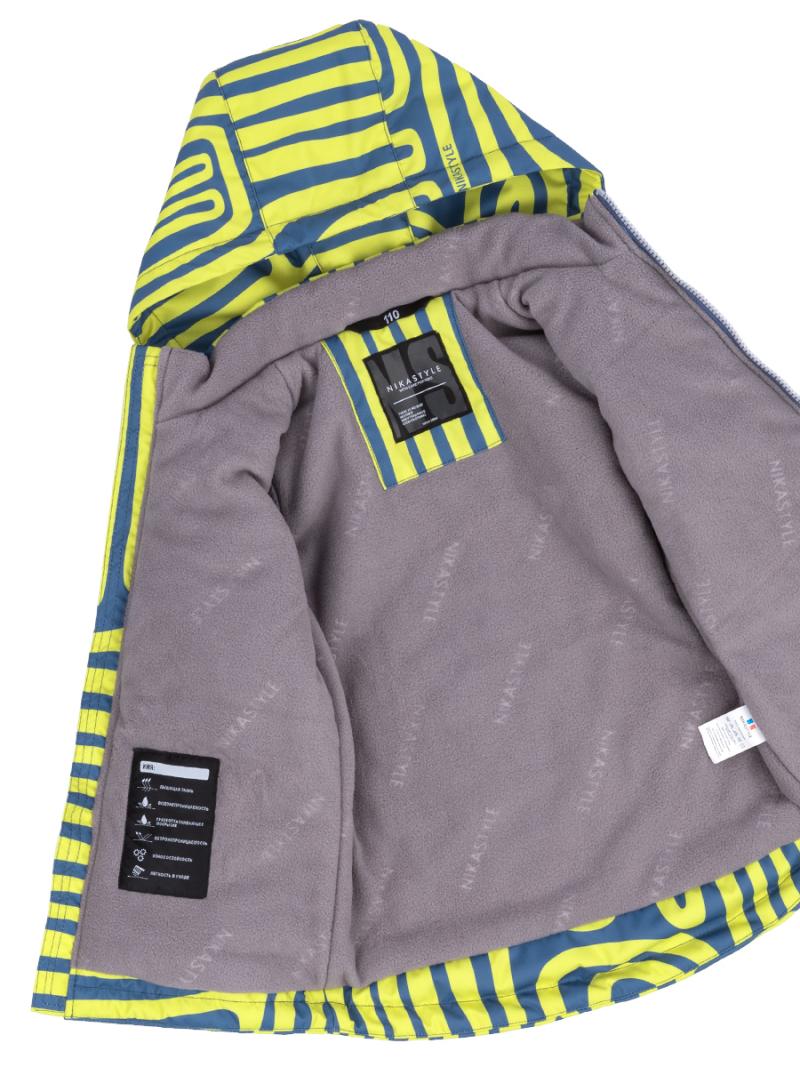 картинка Комплект утепленный для мальчика NIKASTYLE 7м1124 лайм графит от магазина детских товаров ALiSa