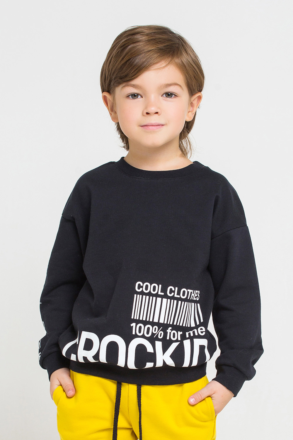 картинка Джемпер для мальчика Crockid КР 300817 черный к228 от магазина детских товаров ALiSa