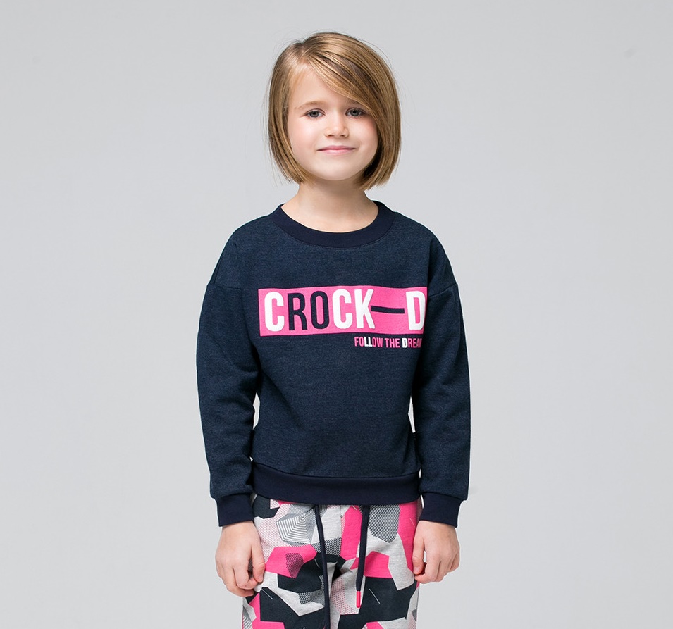 картинка Джемпер для девочки Crockid КР 300521 индиго3 к191 от магазина детских товаров ALiSa