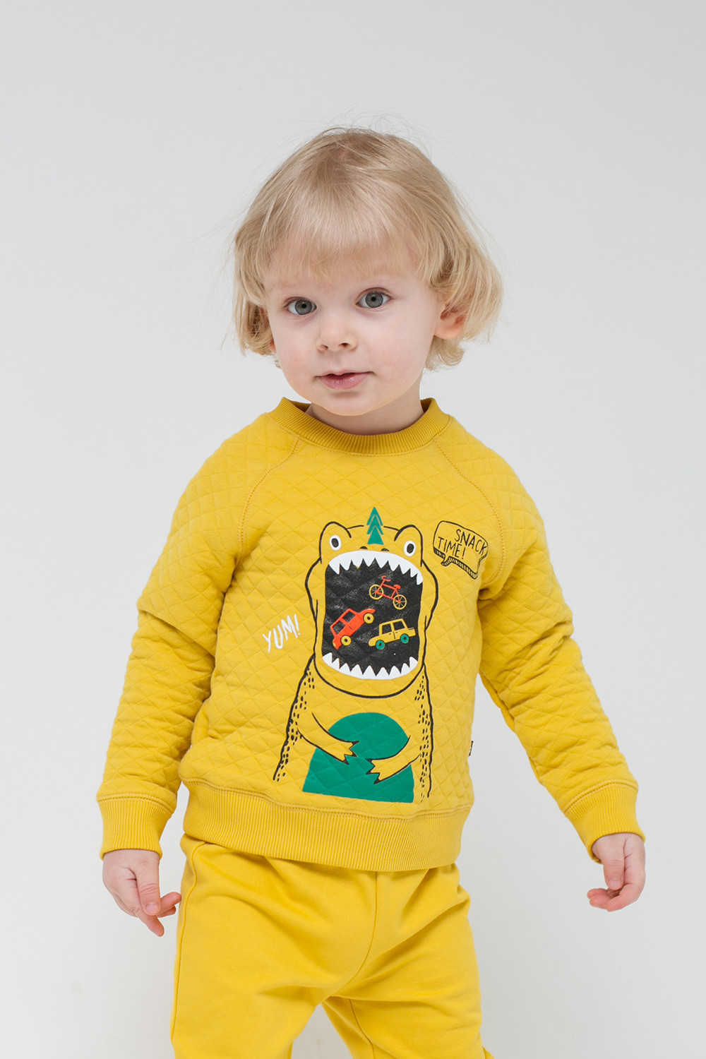 картинка Джемпер для мальчика Crockid КР 301452 светлая горчица к298 от магазина детских товаров ALiSa