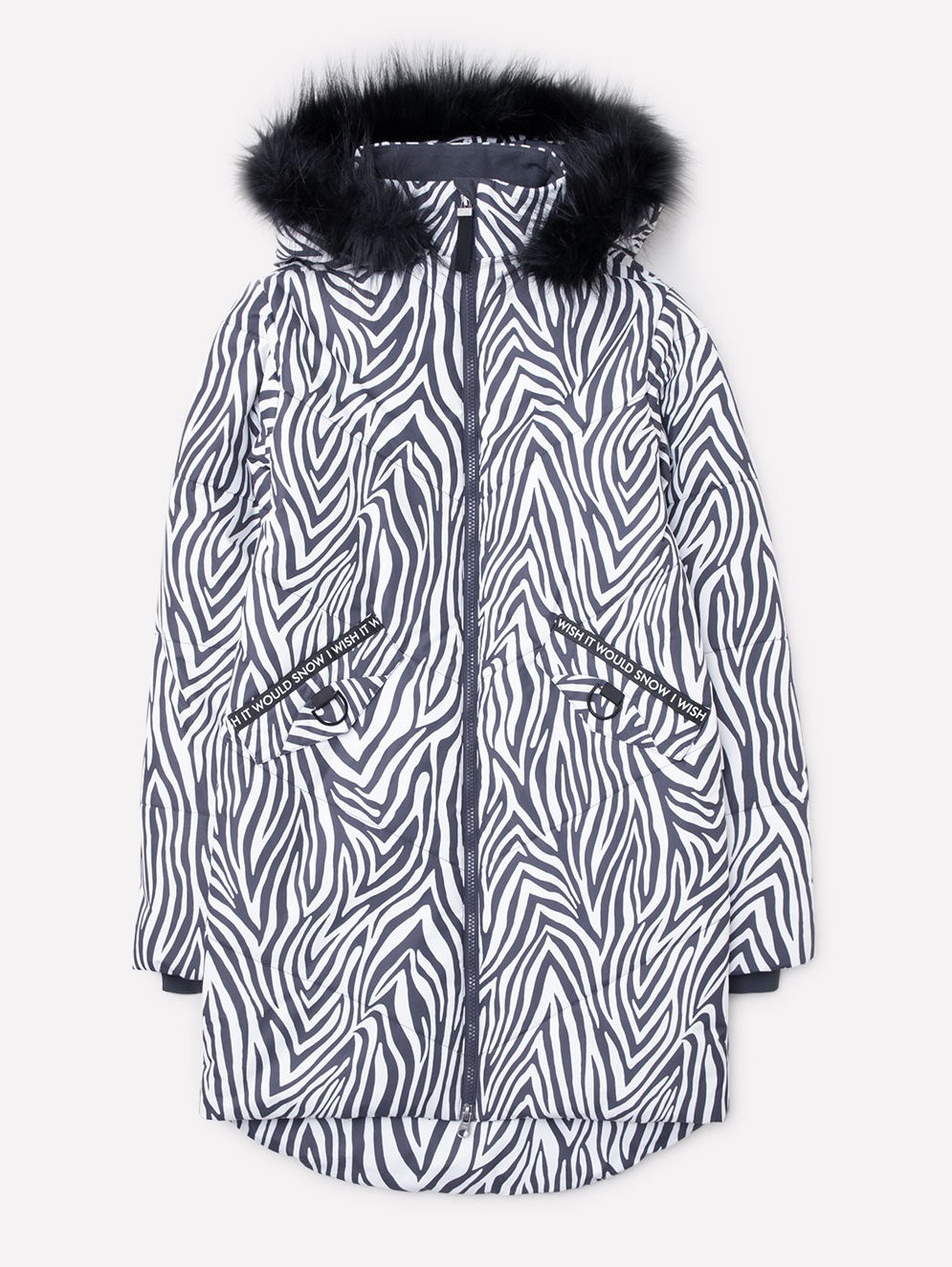 картинка Пальто зимнее для девочки Crockid ВК 38052/н/1 ГР от магазина детских товаров ALiSa