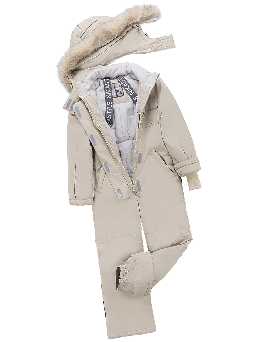картинка Комбинезон зимний для девочки NIKASTYLE 8з6624 з24 Беж от магазина детских товаров ALiSa