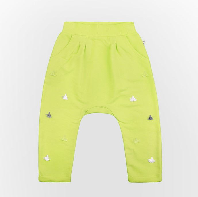 картинка Брюки для девочки Crockid КР 4580 лайм1 к173 от магазина детских товаров ALiSa