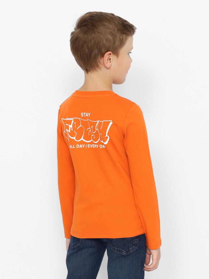 картинка Джемпер для мальчика Cherubino CWKB 63675-29-384 Оранжевый от магазина детских товаров ALiSa