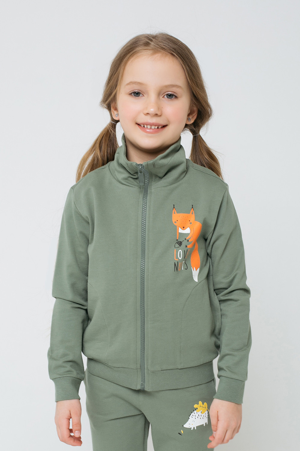 картинка Куртка для девочки Crockid К 301382 папоротник к1270 от магазина детских товаров ALiSa