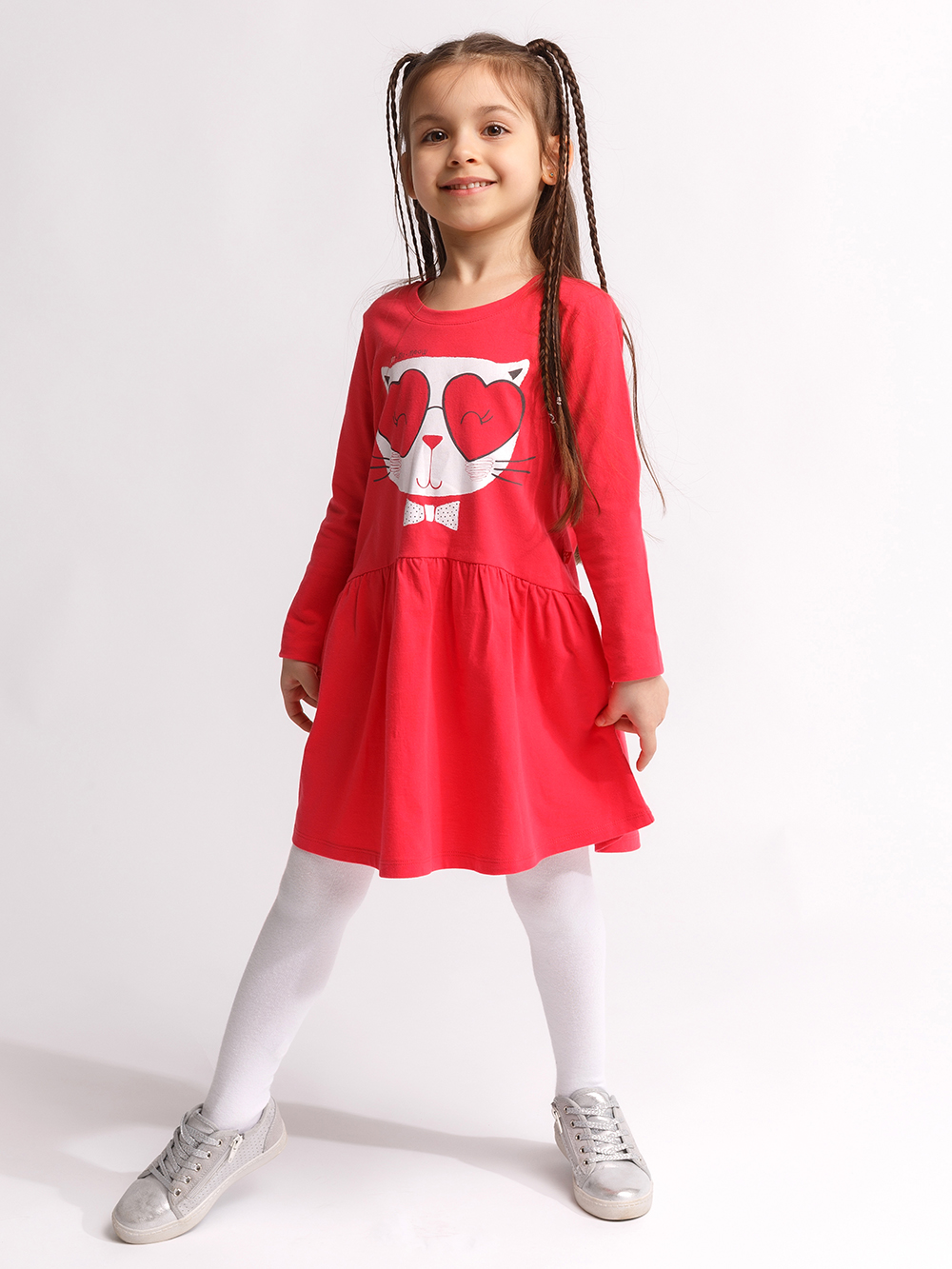 картинка Туника для девочки Crockid К 5389 красная малина1 к109 от магазина детских товаров ALiSa