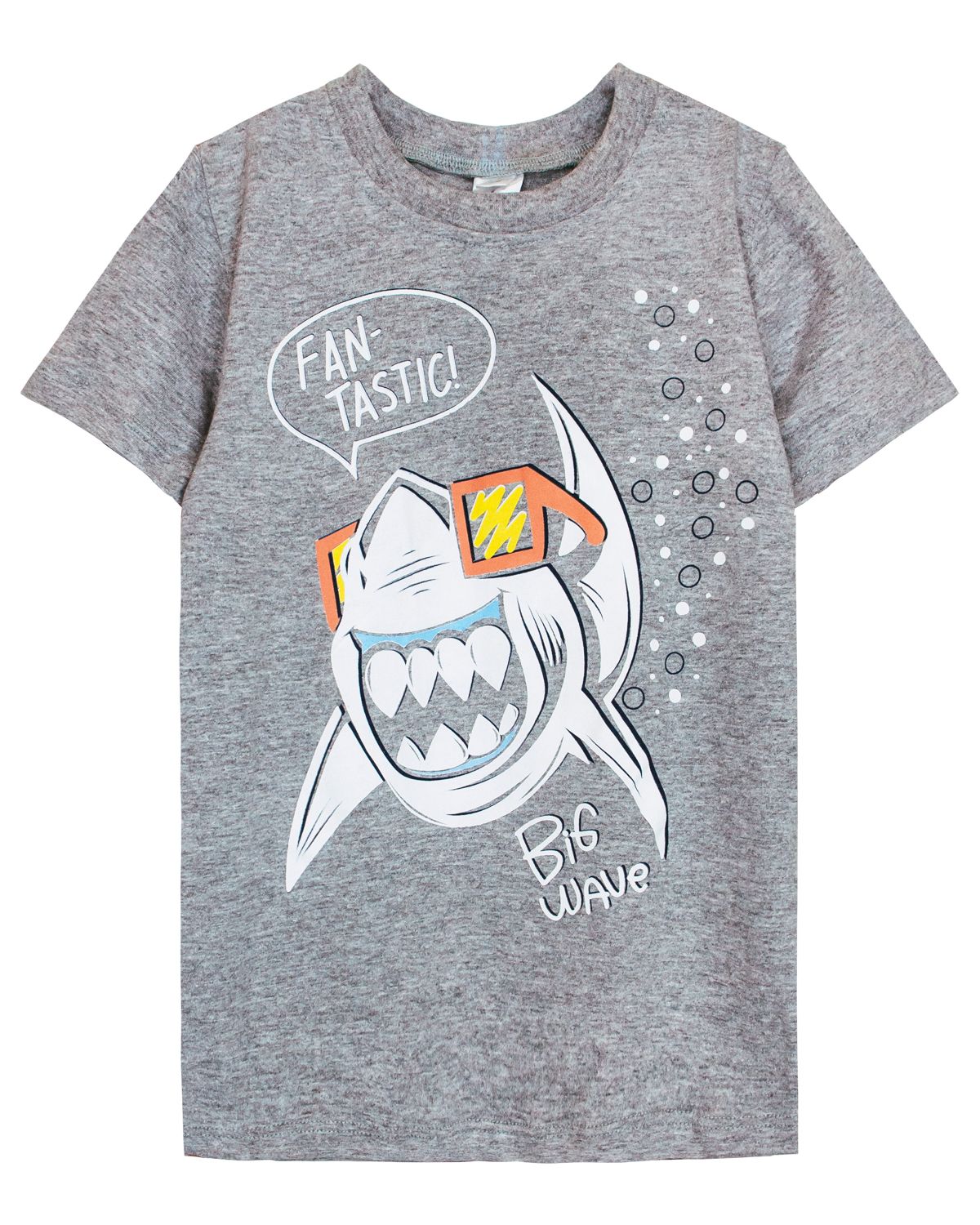 картинка Футболка для мальчика Let's go LG 52315 серый меланж от магазина детских товаров ALiSa