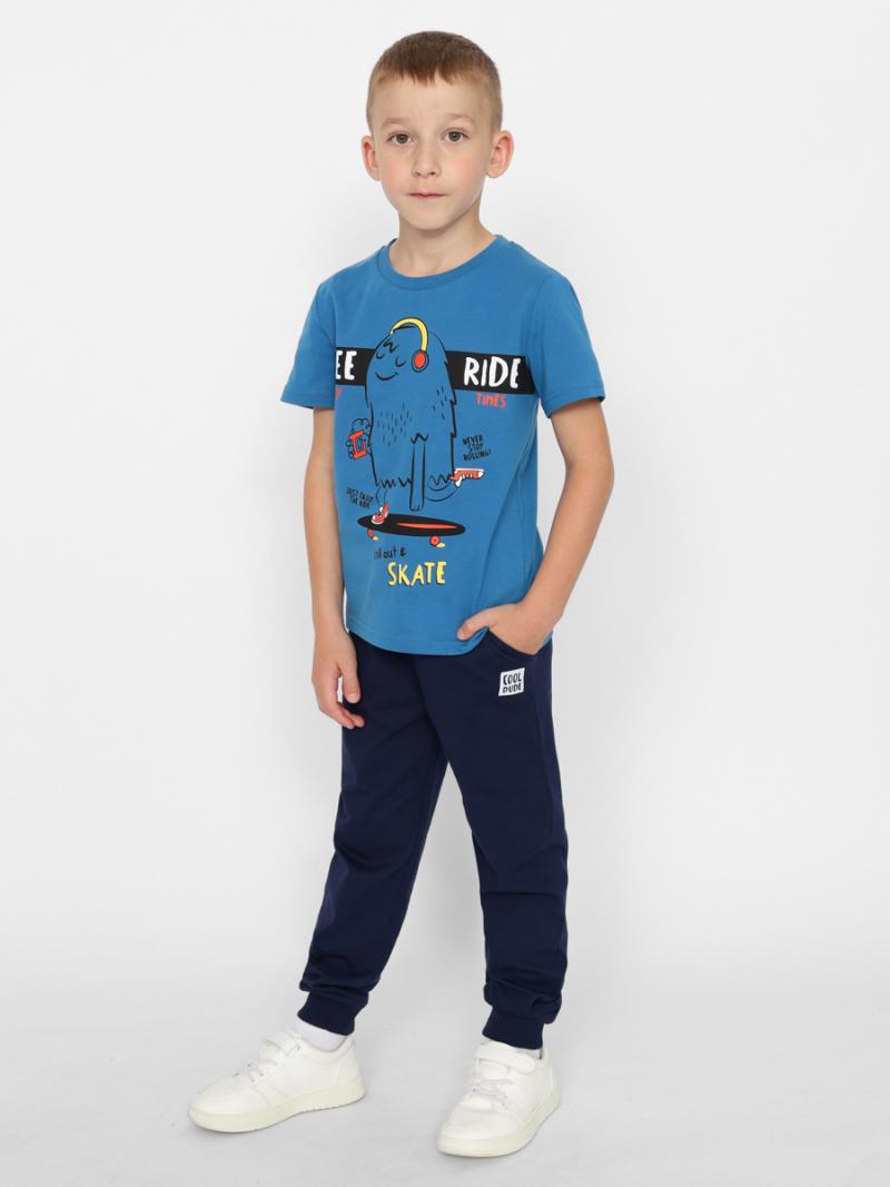 картинка Брюки для мальчика Cherubino CWKB 70417-41 Темно-синий от магазина детских товаров ALiSa