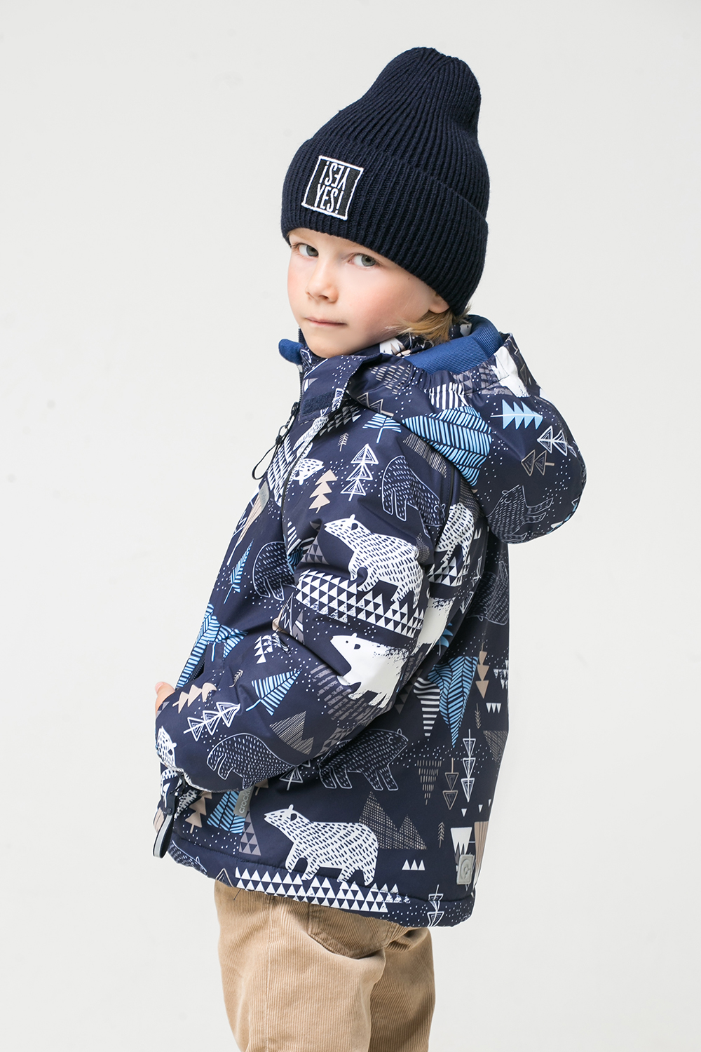 картинка Куртка зимняя для мальчика Crockid ВК 36047/н/3 ГР от магазина детских товаров ALiSa