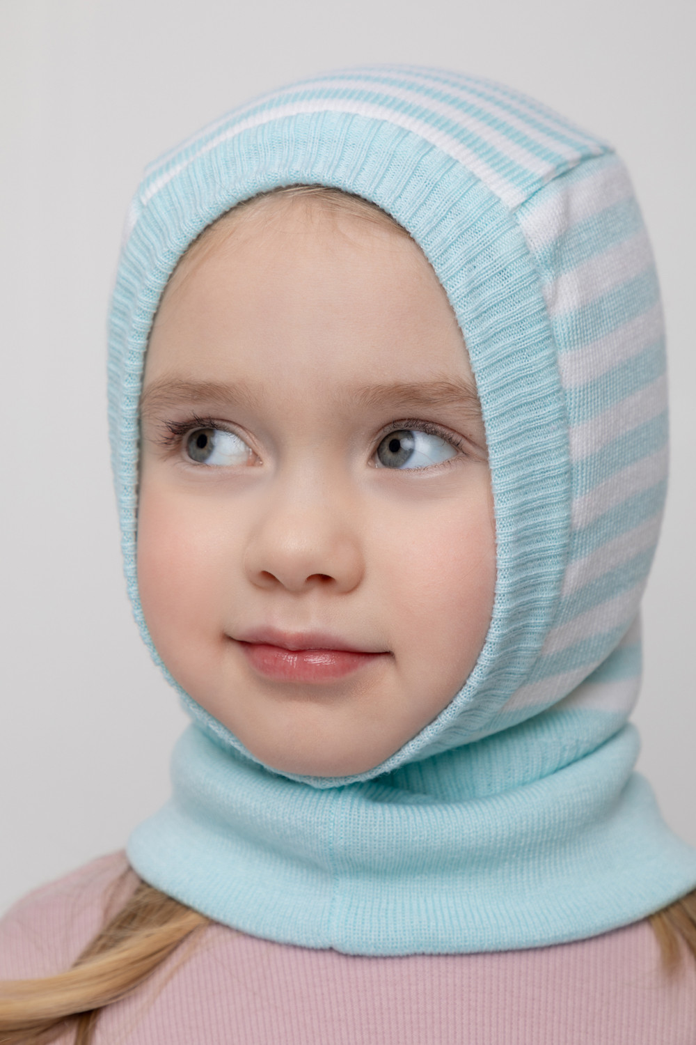картинка Шапка-шлем детский Crockid КВ 20147/ш светлая бирюза от магазина детских товаров ALiSa